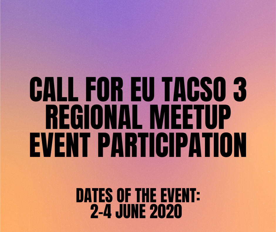Call for participants: Emergency Response to COVID-19 – Regional Online Meet-up on Practices, Lessons and Needs of Civil Society (deadline: Friday, May 29, 2020)