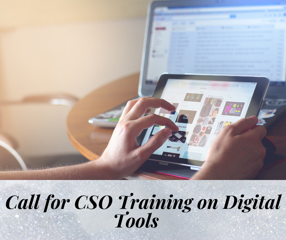 Call for Participation: Training programme for CSOs in the Western Balkans and Turkey: Digital and ICT Tools in the Work of Civil Society Organisations (deadline: Friday, June 5, 2020)