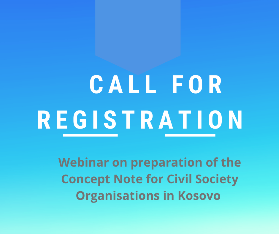EU TACSO 3 Webinar on Preparation of the Concept Note to Support CSOs in Applying for IPA Civil Society Facility and Media Programme 2018 – 2019 for Kosovo*